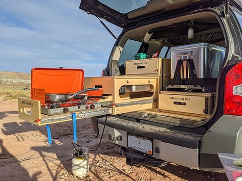 SHOP | Nomad Kitchen Co Ute Canopy, Truck Bed Camping, Camping Set Up, Camping Kitchen, Portable Kitchen, Kitchen Company, Car Camper, Camper Living, Overland Vehicles