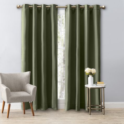 Buy the Ricardo Trading Ultimate Black Out Grommet Window Panel Curtain - Sage, 56"W X 96"L at Babylist. Read reviews from experts and real parents, plus get free shipping on $45+ orders. Girly Nursery, Wide Curtains, Grommet Panels, Darkening Curtains, Marathons, Room Darkening Curtains, Lazy Sunday, Colorful Curtains, Grommet Curtains