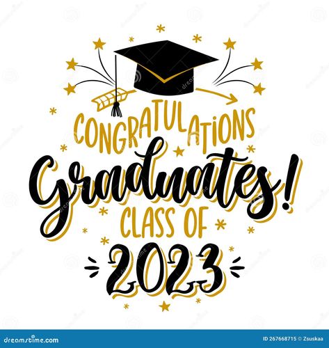 Congratulations Graduates Class of 2023 - badge design template in black and gold colors. Congratulations graduates 2023 banner sticker card with academic hat for high school or college graduation Congratulations Graduate 2023, Congratulations Class Of 2023, Money Gifts Christmas, Library Artwork, Graduation Hat Designs, Graduation Class Of 2023, Graduation Drawing, Congratulations Card Graduation, Class 2023