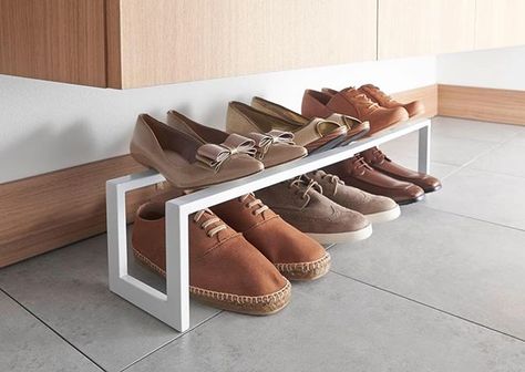 Diy Shoe Rack Ideas, Shoe Rack For Small Spaces, Diy Shoe Rack, Shoe Rack Closet, Steel Shoes, Shoe Rack Entryway, Door Shoe Organizer, Adjustable Shoes, How To Store Shoes