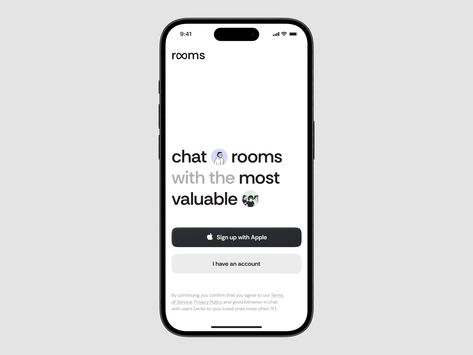 The registration screen of a mobile app for chat rooms. Chat Ui Design, Sign Up Ui, Learn Ux Design, Java Script, Ux Design Mobile, App Home Screen, Android App Design, Mobile App Design Inspiration, App Interface Design