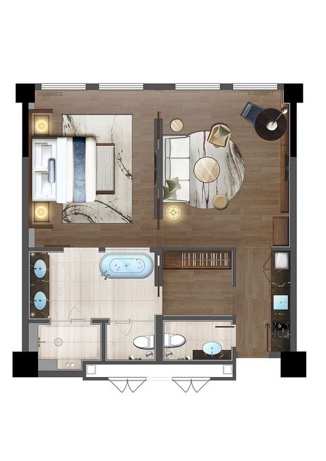 Hotel Penthouse Suite, Hotel Suite Plan, Luxury Hotel Room Bedroom Suites, Hotel Suite Floor Plan, Suit Room, Suite Floor Plan, Hotel Room Plan, Hotel Penthouse, Hotel Floor Plan