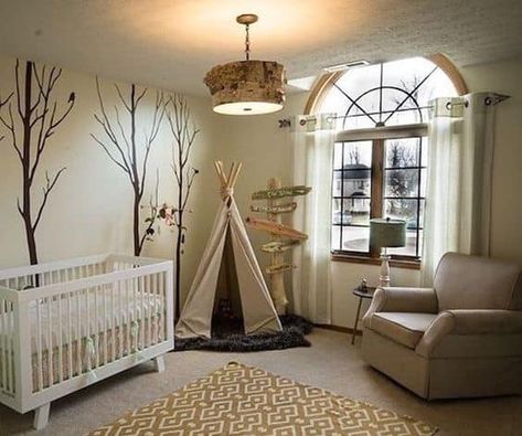 12 Modern Woodland Themed Nursery Ideas for a Baby - Cynical Parent Baby Boy Nursery Room Design, Bos Baby, Woodland Nursery Theme, Nursery Room Design, Baby Boy Room Nursery, Nursery Room Boy, Nursery Baby Room, Baby Bedroom, Baby's Room