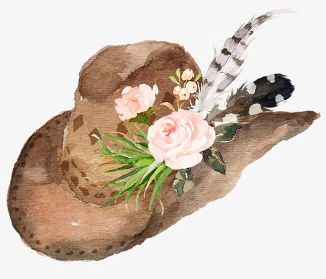 hand painted,cowboy,hat,flowers,feather,hand,painted,cowboy clipart,hat clipart Girls Cowboy Hats, Cowboy Hat Tattoo, Cowboy Clipart, Hat Clipart, Honey Wedding Favors, Indian Wedding Favors, Girl Cowboy Boots, Hat Png, Handmade Wedding Favours