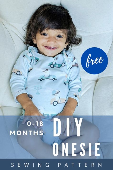 Diy Onesie, Onesie Pattern, Newborn Bodysuit, Free Pattern Download, Diy Baby Clothes, Free Pdf Sewing Patterns, Newborn Onesies, Free Sewing Pattern, Making Clothes