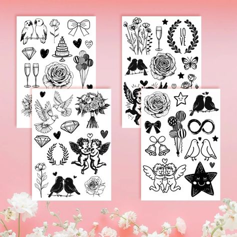 It’s hard to tell who has more fun at the wedding when applying our temporary wedding-themed tattoos – the adults or the kids. What do you think? -- #WeddingTattoos #WeddingPortraits #WeddingInk #TemporaryTattoos #WeddingIdeas #WeddingMemories #WeddingInspiration #WeddingFavors #WeddingSouvenirs #WeddingPrints -- Wedding Bride gift, Wedding favors for guest, Engagement Party Wedding tattoo Bridal Tattoo, Wedding Temporary Tattoos, Tattoos Set, Tattoo Station, Temporary Tattoo Paper, Tattoo Paper, Unique Wedding Photos, Custom Wedding Favours, Etsy Wedding Favors