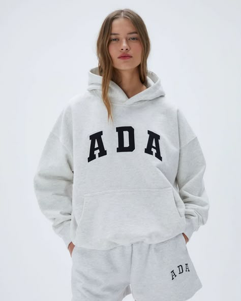 Women's Oversized 'ADA' Hoodie - Grey | Adanola Adanola Grey Hoodie, Adanola Sweatshirt, Adanola Hoodie, Christmas Wishlist 2024, Hoodie Wishlist, Ada Hoodie, Jumpers Oversized, Fake Clothes, Light Grey Hoodie