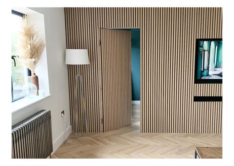 How To Create A Hidden Door Wall With Panels | Naturewall Hidden Door Ideas, Hidden Doors In Walls, Secret Garden Door, Invisible Doors, Garden Door, Wood Slat Wall, Wooden Wall Panels, Secret Door, Hidden Door