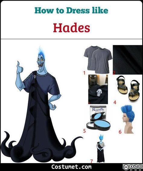 Hades (Disney's Hercules) Costume for Cosplay & Halloween 2020 Hades Hercules Costume, Diy Hades Costume Men, Hades Costume Men, Hades Costume Greek Mythology, Mens Hades Costume, Hades Halloween Costume, Hades Disney Costume, Disney Hercules Costume, Disney Costumes For Men