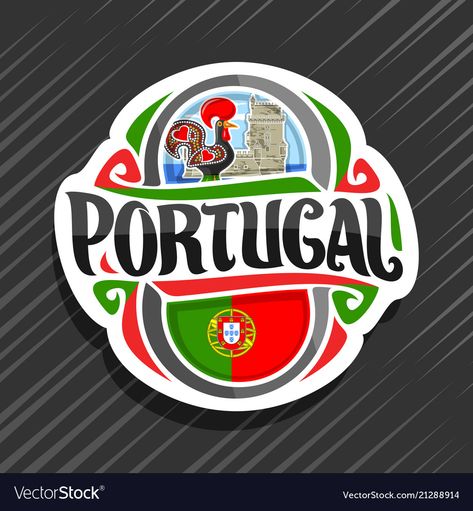 Logo Portugal, Portuguese Symbols, Mustache Logo, Portuguese Restaurant, Portugal Fc, White Fridge, Belem Tower, Portugal Country, Portuguese Flag