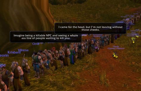 Player Queues Get Ridiculous in WoW Classic, Blizzard Responds https://nichegamer.com/2019/08/27/player-queues-get-ridiculous-in-wow-classic-blizzard-responds/ World Of Warcraft Classic, Classic Meme, World Of Warcraft Game, Warcraft Game, Tomb Raider Cosplay, Comic Games, Waiting In Line, Mass Effect, Classic Games