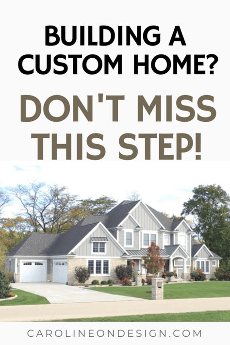 A Custom Home Build MUST DO! | Caroline on Design Elevation Rendering, Home Rendering, Rendering Process, Open Concept House Plans, Building A Custom Home, Custom Home Build, Home Elevation, Custom Floor Plans, Best Home Design