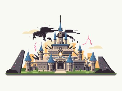 The Legend of Zelda BoTW Hyrule Castle Calamity Ganon art >> "Corrupted Kingdom" By: mattandersondesign.com Zelda Nails, Link Comic, Zelda Aesthetic, Breath Of The Wild Zelda, Calamity Ganon, Hyrule Castle, Matt Anderson, Zelda Tattoo, Castle Project