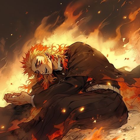 Demon Slayer Wallpaper Rengoku, Flame Hashira Rengoku, Rengoku Hashira, Rengoku Wallpaper, Rengoku Fanart, Demon Slayer Fanart, Aesthetic Digital Art, Flame Hashira, Hashira Demon