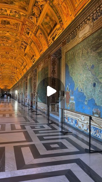 Kristina | Travel & Art on Instagram: "Inside the Vatican Museums, the Gallery of Maps spans 120 meters and is adorned with 40 maps of various regions of Italy, painted between 1580 and 1585.

The vaulted ceiling features a series of frescoes depicting important events in the history of the Catholic Church.

✨ Discover Rome with my digital travel guide – featuring hidden gems and a detailed 5-day itinerary, split by morning, afternoon, and evening. Link in bio.

📍 Vatican City

~ 
#vatican #vaticancity #vaticanmuseums #rome #romecityguide #rometravelguide #visitrome #visititaly #rometips #italylovers #italianart #vivoartworld #vivoroma #noidiroma #traveldestination #hiddengems #beautifuldestinations #bucketlist #travelreels #exploreeurope

Italy travel • Rome travel • must-see in Rome • m Must See In Rome, Rome Tips, Travel Rome, Rome Travel Guide, Vatican Museums, Regions Of Italy, The Vatican, Visit Italy, Rome Travel