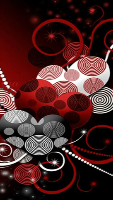 Red black white hearts Love Wallpaper For Mobile, Heart Backgrounds, Best Quotes Wallpapers, 2000s Wallpaper, Frutiger Metro, Heart Wallpapers, Dragon Rouge, Hearts Wallpaper, Love Wallpaper Download