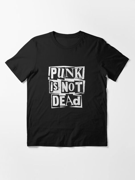 Cryptid Oc, Punk Graphic T-shirt For Streetwear, Punk Style Cotton T-shirt With Slogan, Punk Slogan T-shirt With Crew Neck, Punk Tshirt, Punk T-shirt With Band Logo, Punk Cotton T-shirt With Slogan, Fluid Fashion, Text Tshirt