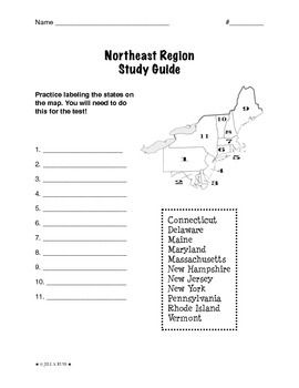 Northeast Region, Regions of the United StatesThis is a 2-page study guide. It includes one page to help your students learn to label the Northeast states on a map. Also includes a page to help learn the state capitals and the state abbreviations.This is an activity that goes along with my resource,  Regions of the United States: Northeast, Complete Unit (5 Regions) "The Northeast Region"  is a 6-page packet that can be used as a "textbook chapter" when teaching about the five regions of the... Regions Of The United States, Google Classroom Elementary, State Abbreviations, 3rd Grade Social Studies, 4th Grade Social Studies, States And Capitals, 5th Grade Social Studies, Abc Flashcards, Homeschool Geography