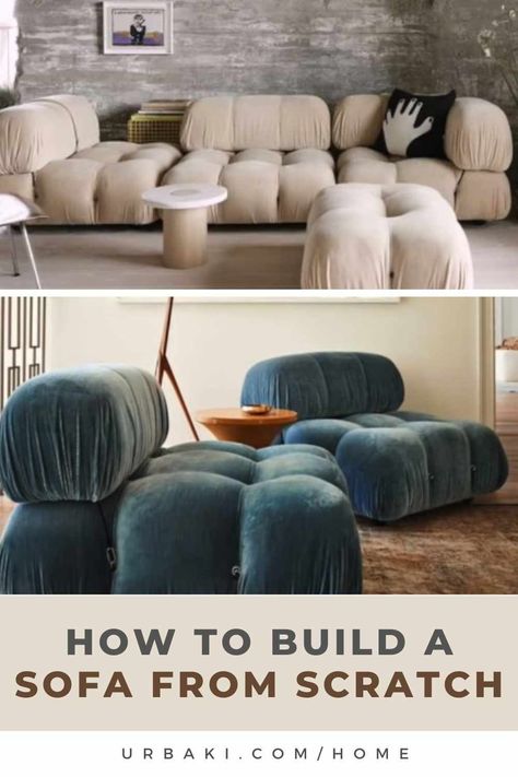 Are you looking to add a touch of creativity and personalization to your living space? Building your own sofa from scratch can be a rewarding and cost-effective DIY project. In this article, we will guide you through the process of creating a unique and stylish sofa using materials you may already have at hand. With a little imagination and some basic tools, you can turn those scraps into a comfortable and eye-catching piece of furniture that perfectly suits your taste. Let's get started!... Build A Sectional Sofa Diy, Building A Couch Diy, Diy Built In Sofa, Diy Living Room Couch, How To Build A Couch, Diy Reupholster Couch, Diy Sectional Sofa Indoor, How To Make A Sofa, Old Couch Makeover Diy