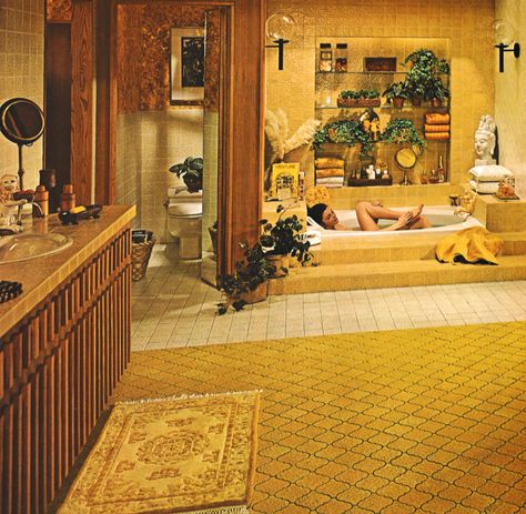 70s Interior Design, 70s House, 70s Interior, 1970s Decor, Retro Interior Design, Apartment Decoration, 70s Home, Retro Bathrooms, 70s Home Decor