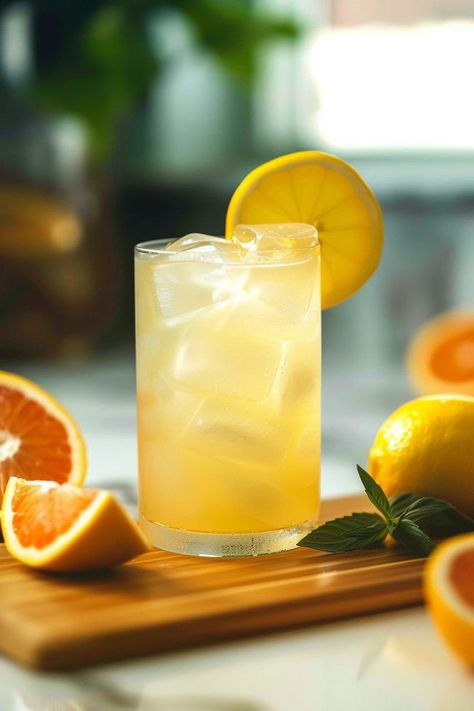 Sparkling Yuzu Elixir Yuzu Drink, Yuzu Lemonade, Yuzu Cocktail, Yuzu Citrus, Fortified Wine, Lemonade Recipe, Sweet Tart, Mixed Drinks Recipes, Welcome Drink