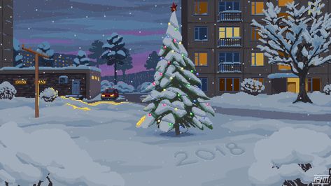 the world is ours Snowy Banner Gif, Winter Pixel Gif, Winter Pixel Art Gif, Christmas Banner Discord Gif, Christmas Header Gif, Pixel Christmas Wallpaper, Anime Christmas Banner, Christmas Pixel Art Gif, Christmas Pixel Gif