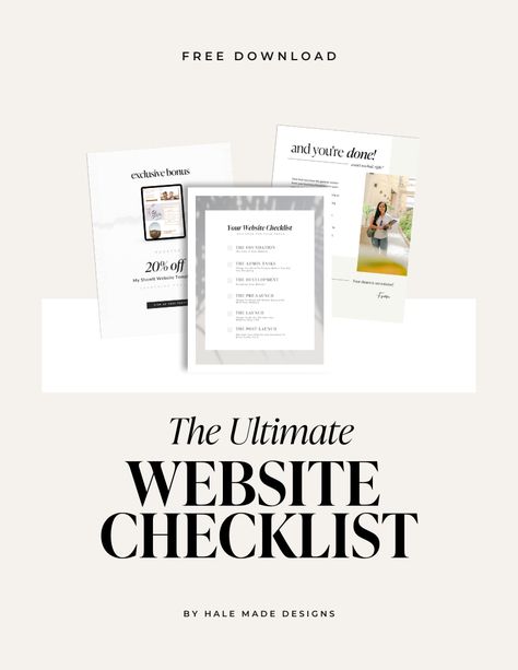 Overwhelmed with the thought of creating a website? Use this website checklist to guide you and help you reach your dream clients. Website Checklist, Showit Template, Showit Website Design, Creating A Website, Create A Website, Dream Clients, Dream Client, Showit Website, Create Website