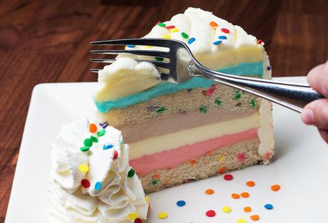 Cheesecake Factory Is Releasing A Funfetti Flavor, So It's Time To Celebrate Cheesecake Factory Birthday, Unique Cheesecake Flavors, Celebration Cheesecake, Unique Cheesecake, National Cheesecake Day, Cheesecake Factory Recipes, Cheesecake Lovers, The Cheesecake Factory, Classic Cheesecake