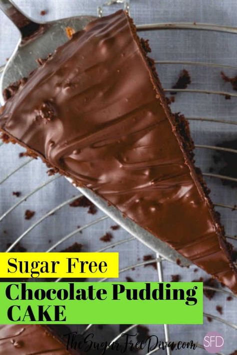 Sf Desserts, Sugar Free Chocolate Pudding, Thanksgiving Buffet, Chocolate Pudding Cake, Sugar Free Baking, Sugar Free Recipes Desserts, Sugar Free Pudding, Sugar Free Cake, Ww Desserts