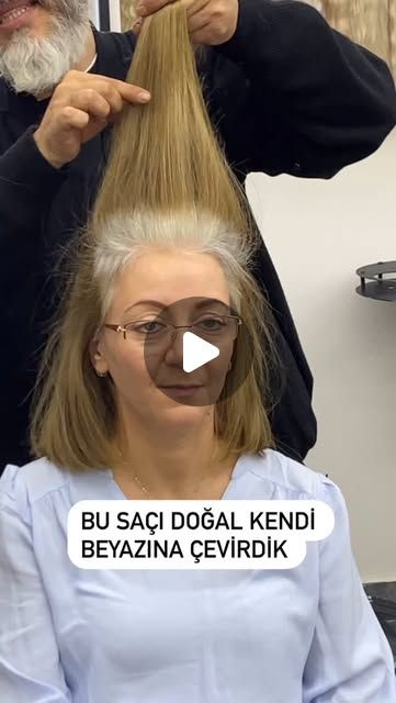 FERDİ AKTURK on Instagram: "Bu saçı doğal kendi beyazına çevirdik .
…
#sombre #küllüsarı#grisaç#buzbalyaj#ulus#röfle #hairombre#microkaynak #sarı#kumral #blonde#gri#hairextension#microkaynak#hairideas#hairombre #silverhair #bebekkumralı #greyhair#bebeksarısı"