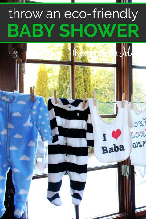 Whether you're having a girl or boy, you can have an eco-friendly baby shower! Get ideas for planning a green shindig, including themes, decorations, games, food, favors, gifts, invitations and more.  Great way to start your natural parenting journey! #babyshower #baby #pregnancy #parenting #parentingtips #partyplanning #momlife #babies #moms #newmoms #ecofriendly #greenliving #greenmom #sustainability Eco Friendly Baby Shower, Food Favors, Reusable Diapers, Eco Baby, Baby Pregnancy, Eco Friendly Baby, Conscious Parenting, Natural Parenting, Mother And Baby