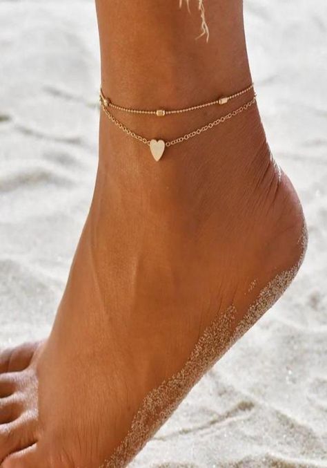 Heart Ankle Bracelet, Star Anklet, Crochet Barefoot Sandals, Beaded Ankle Bracelets, Foot Chain, Barefoot Sandal, Foot Bracelet, Leg Chain, Beaded Ankle