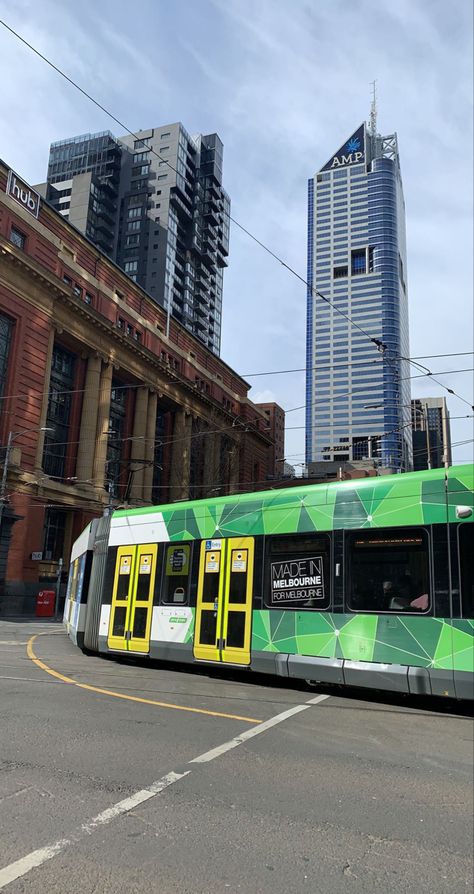 Melbourne Instagram Story, Melbourne Australia Aesthetic, Tram Melbourne, Melbourne Australia City, Melbourne Tram, Work In Australia, Melbourne City, Fire Food, Stickers Funny