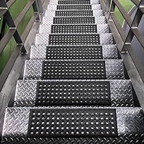 Ikea Garden Decking, Modern Stair Treads, Rubber Stair Treads, Garage Patio, Metal Stairs, Stair Mats, Outdoor Steps, Stair Tread, Stair Parts