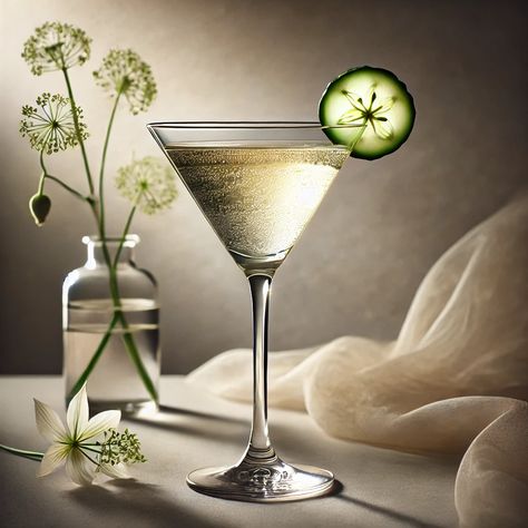 Elderflower Martini Elegance Elderflower Martini, Gin Martini, Martini Recipes, Perfect Cocktails, Gin Cocktails, Cocktail Recipe, Cocktail Recipes, Martini, Gin