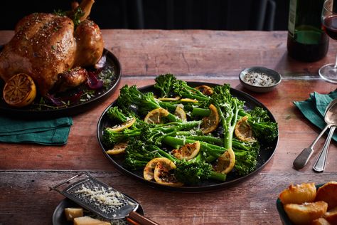 Tenderstem Broccoli Recipe, Roast Sides, Charred Lemon, Follicular Phase, Tenderstem Broccoli, Sunday Lunch, Sunday Roast, Broccoli Recipes, Veggie Side Dishes