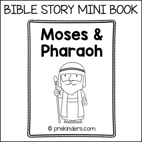 Moses & Pharaoh: Christian Preschool Activities Moses Pharaoh, Bible School Snacks, Sunday School Printables, School Agenda, Preschool Program, Bible Story Book, Preschool Bible Lessons, Christian Preschool, Kids Sunday School Lessons