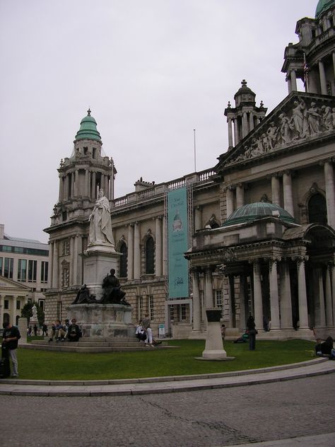 Belfast City Hall is the civic building of Belfast City Council and is located in Donegall Square, Belfast. Various statues stand in the grounds, including one of Queen Victoria by Sir Thomas Brock. Belfast City Centre, Belfast City, City Council, City Centre, Queen Victoria, Belfast, City Hall, Northern Ireland, Louvre