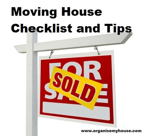 Moving House checklist and tips Sale Sign, Moving House, For Sale Sign, Real Estate, For Sale, Red, White