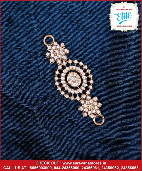 Dazzling diamond mogapu to get attached in your chain looks stylish and chic  Check out : www.saravanastores.in  Call us at : 8056003000, 044-24356060, 6061, 044-24356062, 044-24356063   #mogapudesign #mogapumodels #mogapucollection #mogapuset #saravana #saravanaelite #saravanadiamond #diamonds #diamondring #engagementnecklace #necklace #weddingnecklace #jewellery #finejewelry #wedding #diamondnecklacestuds #bridenecklace #Chennai #TNagar #Tambaram #Tirunelveli #SaravanaStoresEliteDiamonds Mogapu Thali Chain, Diamond Mugappu, Thali Chain, Big Earrings Gold, Engagement Necklaces, Diamond Mangalsutra, Bride Necklace, Diamond Necklace Designs, Diamond Jewelry Necklace