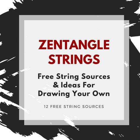 Zentangle Strings Ideas, Zentangle Shading, Zentangle Strings, Easy Zentangle Patterns, Easy Zentangle, Zentangle Tutorial, Tangle Pattern, Zen Tangle, Tangle Doodle