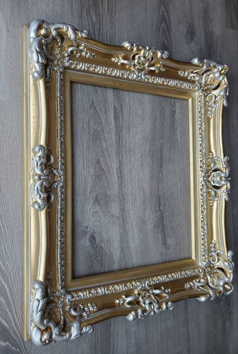 12x16 Gold Chic Frame, Baroque Frame, Victorian Picture Frame, Wedding Frame, Ornate Frame, French Style, Classic Colonial Frame, Fancy Idea - Etsy Frame Canvas Art, Wall Picture Frame, Victorian Picture Frames, Baroque Frame, Small Picture Frames, Picture Frame Crafts, Ornate Picture Frames, Gold Chic, Victorian Frame