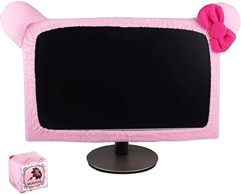 Amazon.com: Monfurise 15"-21" Lovely Cute Dustproof Computer Monitor Cover with Cat Ear Laptop TV LCD Screen Monitor Decoration Dust Cover Protector, Pink : Electronics Monitor Decoration, Monitor Cover, Computer Monitor Accessories, Computer Cover, Tv Lcd, Ear Design, Gadgets Technology Awesome, Best Computer, Lovely Cat