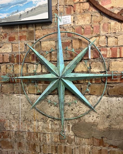 ✨New metal wall art in the gallery✨ Just in time for some summer sunshine in the garden 🪴 🌞 🌷 #gowergallery #gower #garden #wallart #metalart #swansea #gowerfornia Compass Wall Art, Art Outside, Inside Garden, Chic French Style, Bee Wall, Aged Copper, Fairy Garden Decor, Wall Art Hanging, Garden Ornament