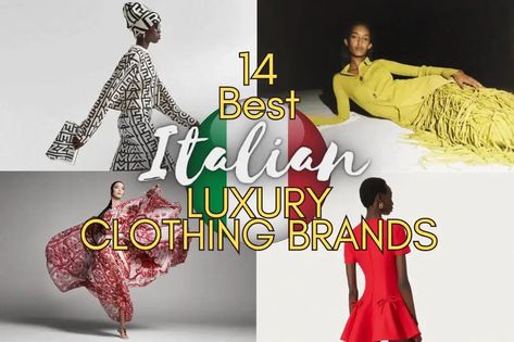 14 Best Italian Luxury Clothing Brands – This Way To Italy Iconic Names, Italian Clothing, Italian Chic, African Print Maxi Skirt, Luxury Clothing Brands, Italian Lifestyle, Italian Fashion Brands, Iconic Fashion, Italian Outfits