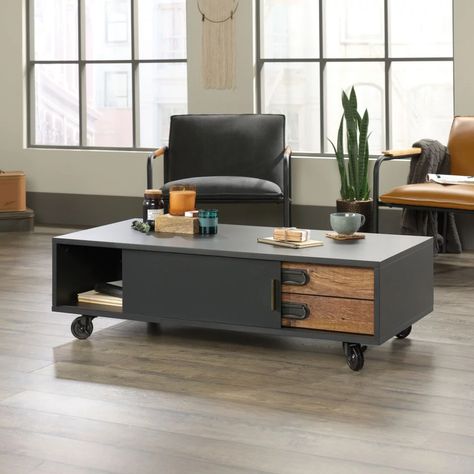 Best Target Living-Room Furniture With Storage | POPSUGAR Home Wheel Coffee Table, Coffee Lounge, Brown Coffee Table, Refectory Table, Coffee Table With Drawers, Stylish Coffee Table, Bottle Wall, Industrial Coffee Table, Black Coffee Tables