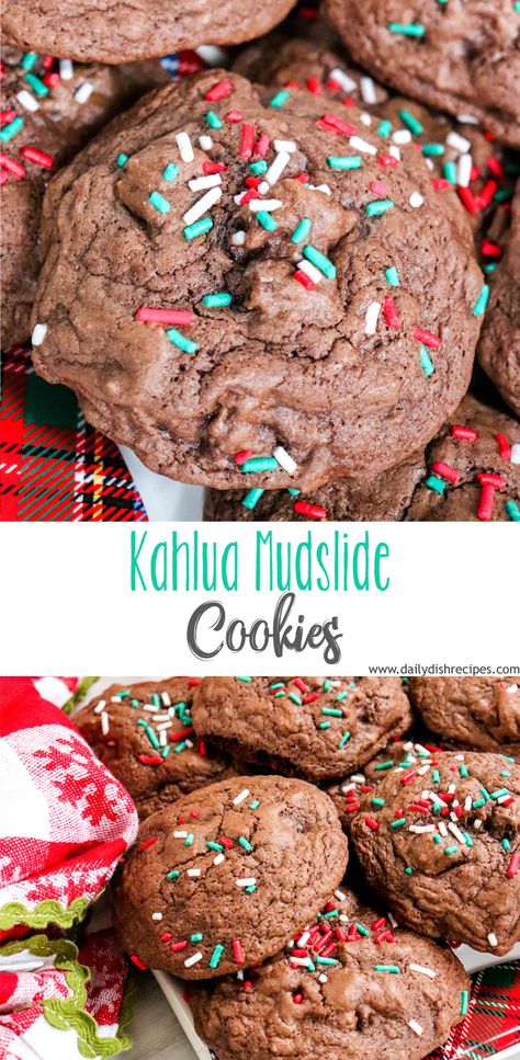 Mudslide Cookies, Rum Desserts, Kahlua Recipes, Pecan Pie Cookies, Icebox Cookies, Christmas Popcorn, Pinwheel Cookies, Liquor Recipes, Ginger Molasses Cookies