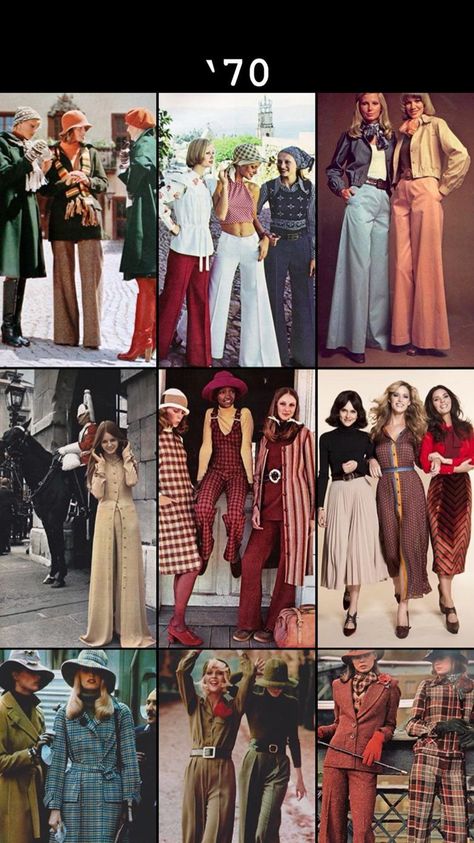 Decade Fashion, Inspi Outfit, Post Modernism, Retro Inspired Outfits, 60’s Fashion, 70s Clothes, Decades Fashion, Historical Clothes, Fashion Decades