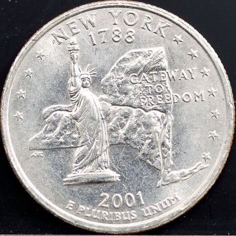 New York Quarters: What Is Their Value? Valuable Quarters, Old Coins Value, Rare Pennies, Valuable Pennies, Coin Dealers, Silver Quarters, State Quarters, Old Coins Worth Money, Rare Coins Worth Money