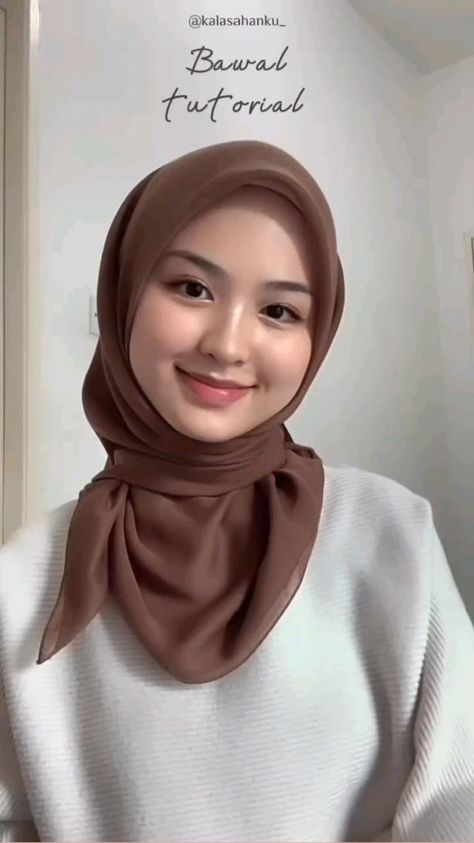 bawal tutorial Square Hijab Tutorial, Simple Hijab Tutorial, Estilo Hijab, Stile Hijab, Simple Hijab, Hijab Style Tutorial, Pashmina Hijab Tutorial, Stylish Hijab, Tutorial Hijab